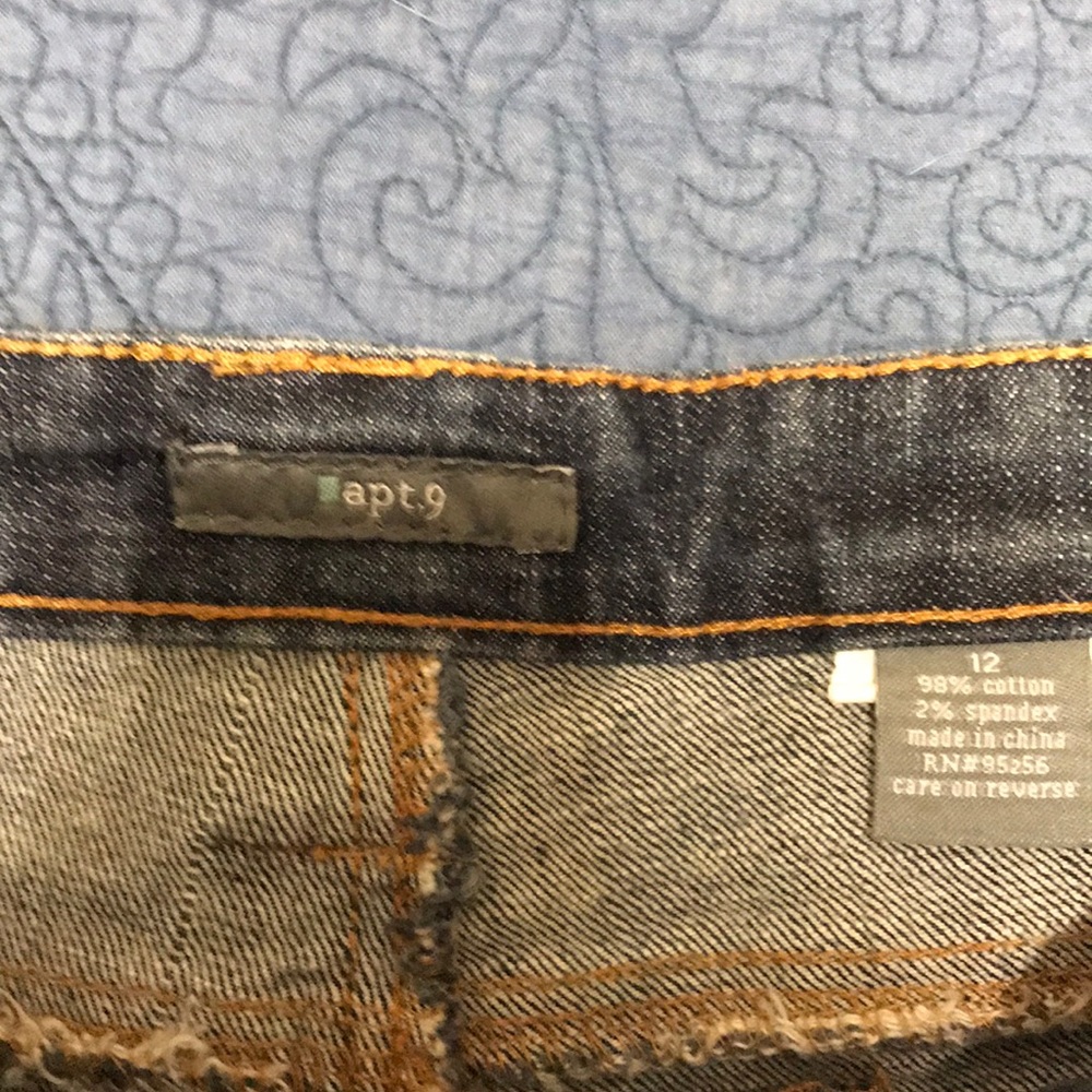 Apt 9 blue jean shorts